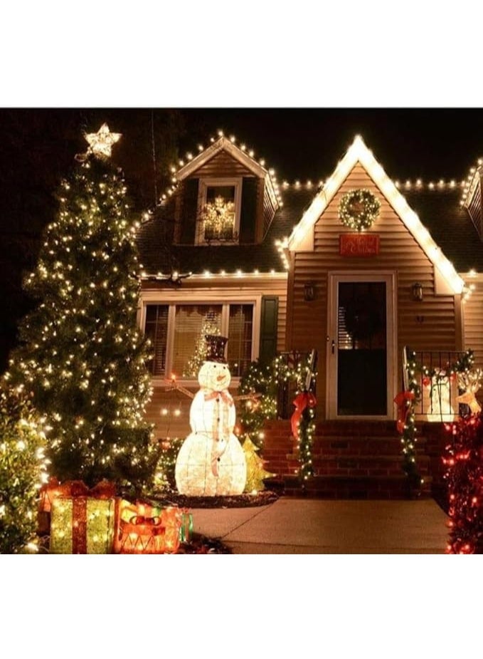 Fairy Christmas Diwali New year Lights, 50M/33ft/100 LED String Light, Waterproof, Indoor Lights for Xmas Tree, Ramadan, New Year, Diwali, Wedding, Party Events Garden Spring Decoration - Image 3